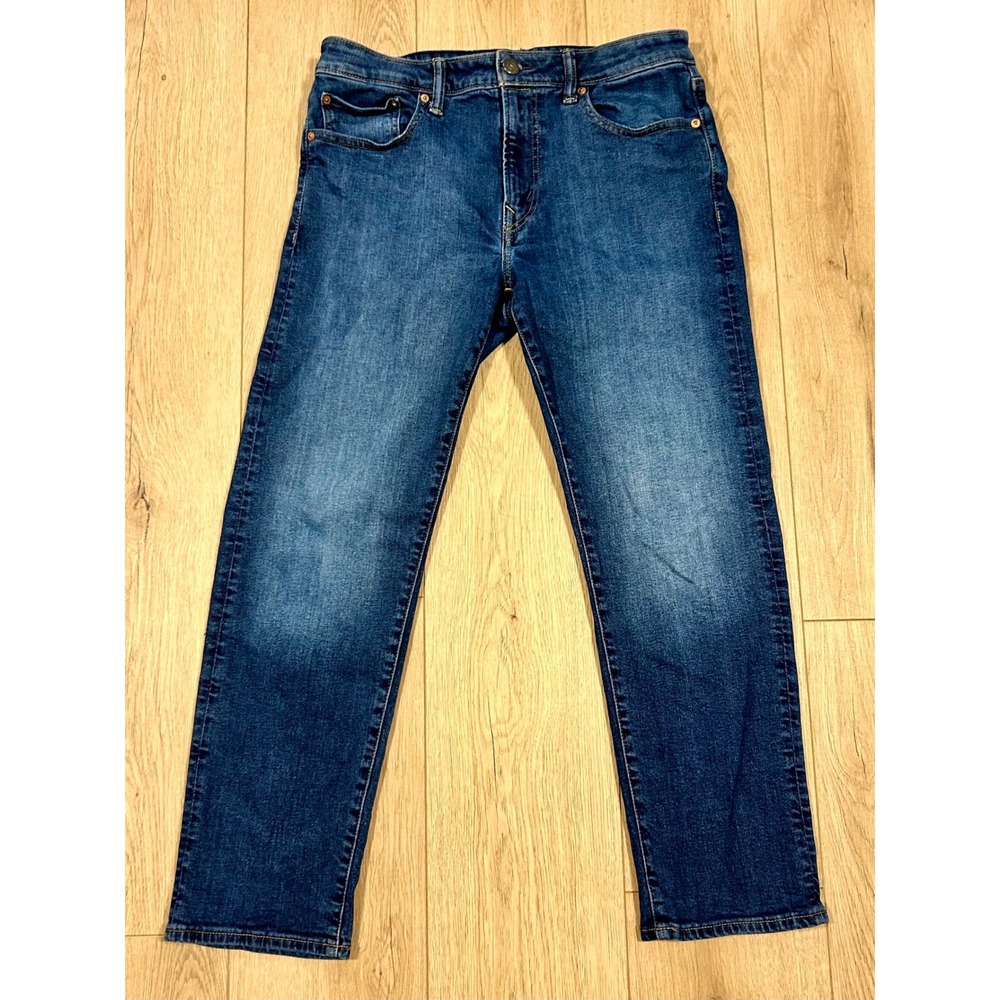 American Eagle Airflex+ Mens Straight Leg Medium Wash Blue Denim Jeans 32x30